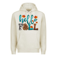 Oatmeal Heather hello fall Premium Hoodie - HRA Design Shop