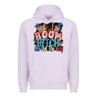 Lilac Boom bitch get out the way 4th of July Premium Hoodie - CowGirlArtShop