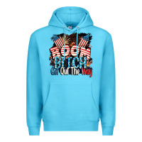 Ocean Blue Boom bitch get out the way 4th of July Premium Hoodie - CowGirlArtShop