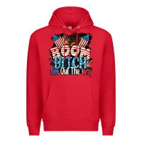 Red Boom bitch get out the way 4th of July Premium Hoodie - CowGirlArtShop