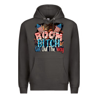 Smoke Boom bitch get out the way 4th of July Premium Hoodie - CowGirlArtShop