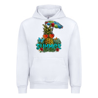White summer Urban Hoodie - SublimationCraftShop