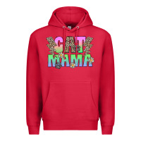 Cardinal cat mama Premium Hoodie - CowhideDigitalArt