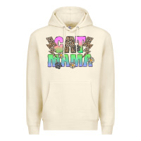 Sandshell cat mama Premium Hoodie - CowhideDigitalArt
