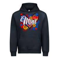 Navy American mini heart Urban Hoodie - Neo Western