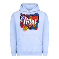Pigment Grape Ice American mini heart Urban Hoodie - Neo Western