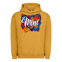 Pigment Peanut Butter American mini heart Urban Hoodie - Neo Western