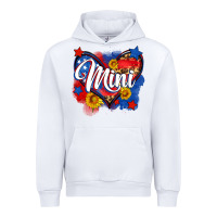 White American mini heart Urban Hoodie - Neo Western