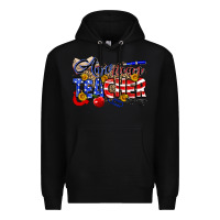 Black American Teacher Premium Hoodie - Neo Western