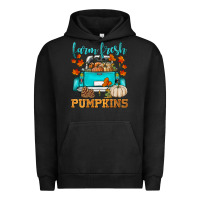 Pigment Black farm fresh pumpkins Urban Hoodie - HRA Design Shop