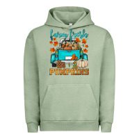 Pigment Oil Green farm fresh pumpkins Urban Hoodie - HRA Design Shop