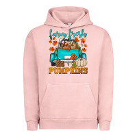 Pigment Salmon farm fresh pumpkins Urban Hoodie - HRA Design Shop