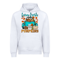 White farm fresh pumpkins Urban Hoodie - HRA Design Shop