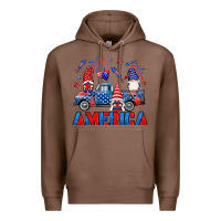 Chestnut American truck gnomes Premium Hoodie - Neo Western