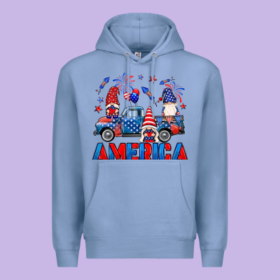 American Truck Gnomes Premium Hoodie Designed By Neo Western