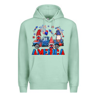 Seafoam American truck gnomes Premium Hoodie - Neo Western