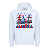 White American truck gnomes Premium Hoodie - Neo Western