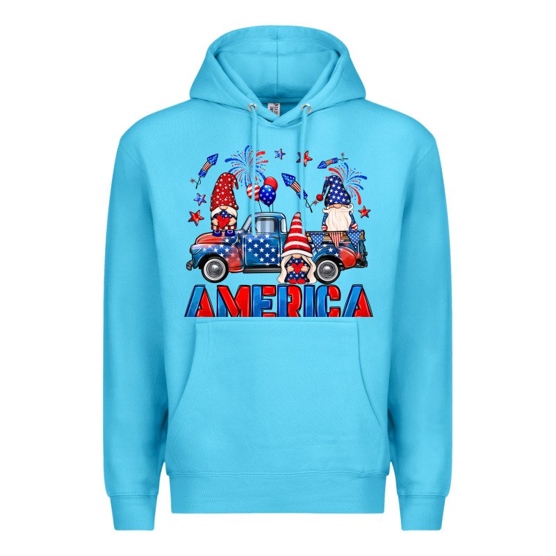 American Truck Gnomes Premium Hoodie by Neo Western | Teevron