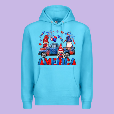 American Truck Gnomes Premium Hoodie Designed By Neo Western
