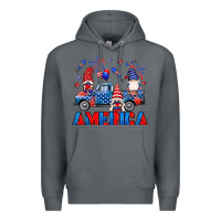 Rock American truck gnomes Premium Hoodie - Neo Western