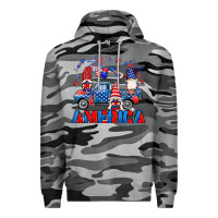 Slate Camo American truck gnomes Premium Hoodie - Neo Western
