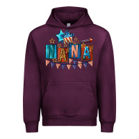 Mauve Wine American Nana 4th of july Urban Hoodie - CowGirlArtShop