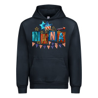 Navy American Nana 4th of july Urban Hoodie - CowGirlArtShop