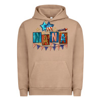 Pigment Burro American Nana 4th of july Urban Hoodie - CowGirlArtShop