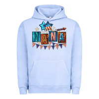 Pigment Grape Ice American Nana 4th of july Urban Hoodie - CowGirlArtShop