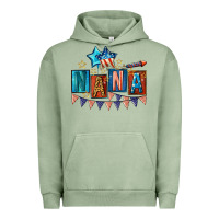 Pigment Oil Green American Nana 4th of july Urban Hoodie - CowGirlArtShop