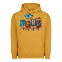 Pigment Peanut Butter American Nana 4th of july Urban Hoodie - CowGirlArtShop