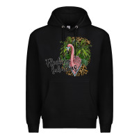 Black flocking fabulous Premium Hoodie - SublimationCraftShop