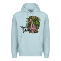 Blue Mist flocking fabulous Premium Hoodie - SublimationCraftShop