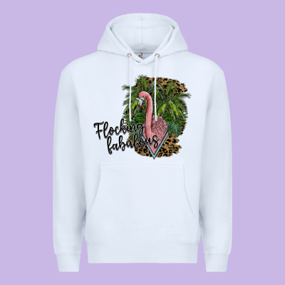 Flocking Fabulous Premium Hoodie Designed By Sublimationcraftshop
