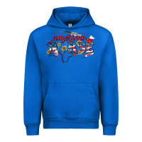 Cobalt American Nurse 4th of July Urban Hoodie - CowGirlArtShop