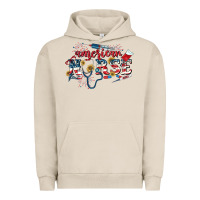 Pigment French Oak American Nurse 4th of July Urban Hoodie - CowGirlArtShop