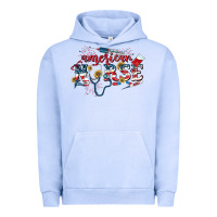 Pigment Grape Ice American Nurse 4th of July Urban Hoodie - CowGirlArtShop