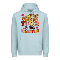 Food Is My Valentine Premium Hoodie | Teevron