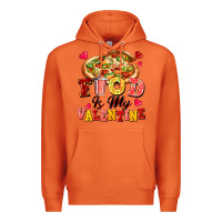 Carrot food is my valentine Premium Hoodie - FaDigitalArtStudio