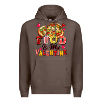 Coffee food is my valentine Premium Hoodie - FaDigitalArtStudio