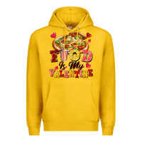 Lemon food is my valentine Premium Hoodie - FaDigitalArtStudio