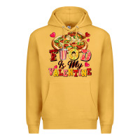 Mustard food is my valentine Premium Hoodie - FaDigitalArtStudio