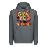 Rock food is my valentine Premium Hoodie - FaDigitalArtStudio