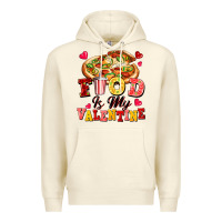 Sandshell food is my valentine Premium Hoodie - FaDigitalArtStudio