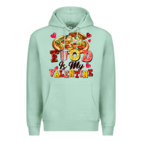 Seafoam food is my valentine Premium Hoodie - FaDigitalArtStudio