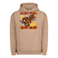 Pigment Burro crawfish who's your craw daddy Urban Hoodie - FaDigitalArtStudio