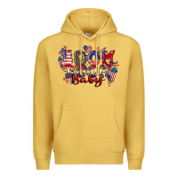 Antique Gold Boom boom baby 4th of july Premium Hoodie - CowGirlArtShop