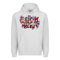 Dove Grey Boom boom baby 4th of july Premium Hoodie - CowGirlArtShop