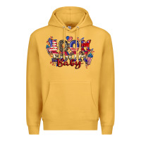 Mustard Boom boom baby 4th of july Premium Hoodie - CowGirlArtShop