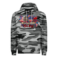 Slate Camo Boom boom baby 4th of july Premium Hoodie - CowGirlArtShop